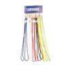 WHISTLE LANYARDS CARD OF12 - MIXED COLOURS