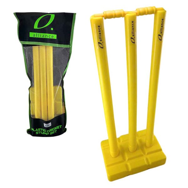 ALLIANCE MODIFIED CRICKET STUMP SET – PLASTIC